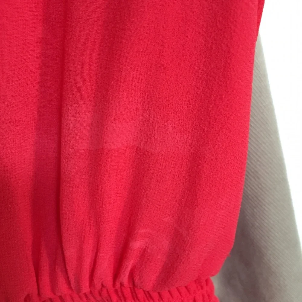 Anthropologie Odille Coral Vintage Inspired Top 10 - Picture 6 of 8